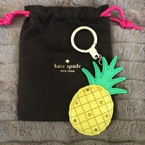 Kate Spade Pineapple Keychain